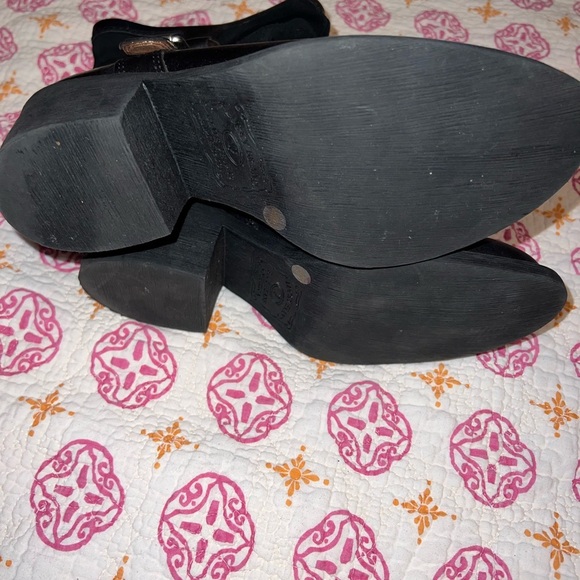 Lucky Brand leather & sude belted boots 8.5​ - Picture 7 of 14